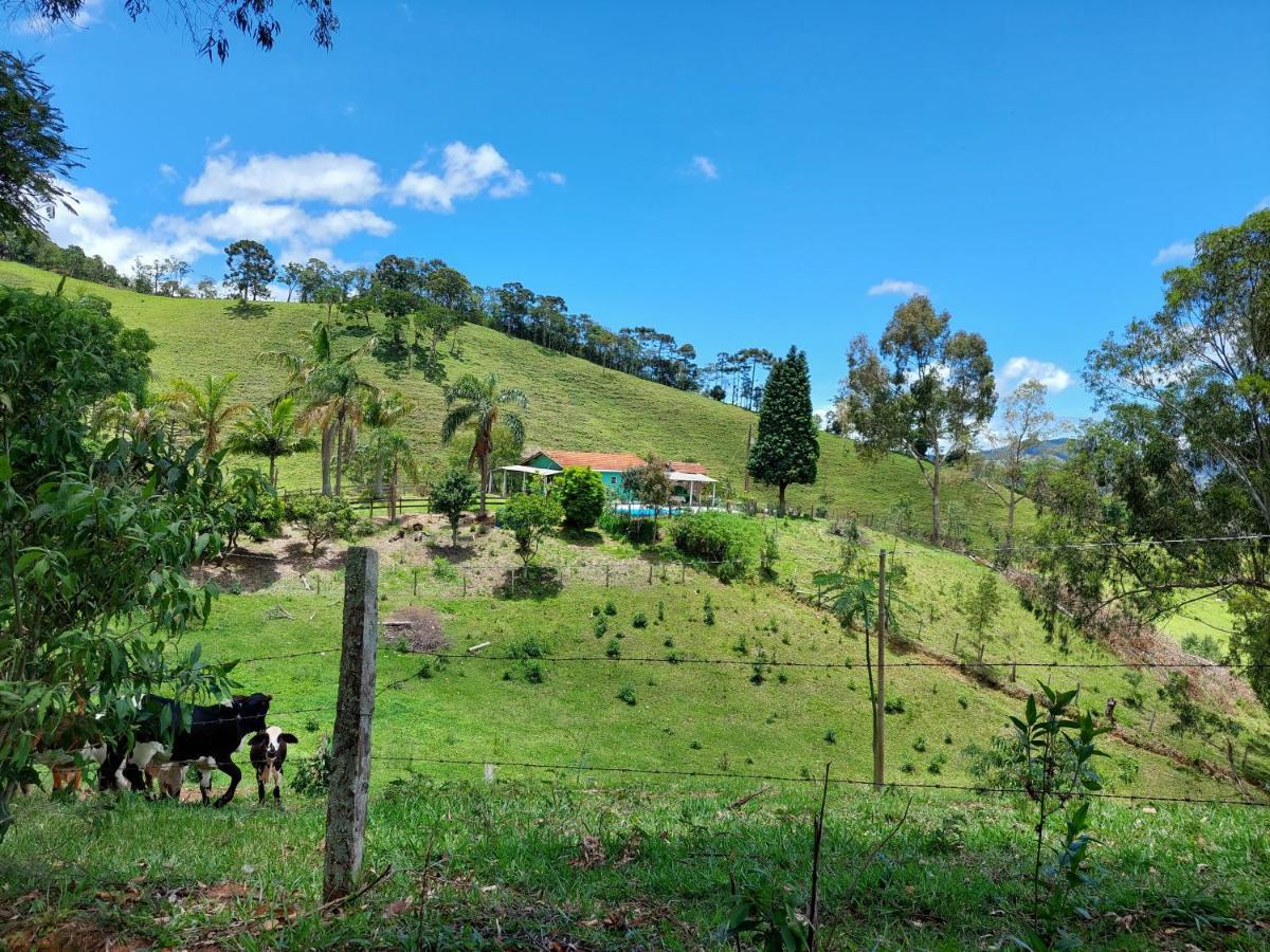 Casa Aconchegante Na Roca C/ Piscina/Churrasqueira กอนซัลวิซ ภายนอก รูปภาพ
